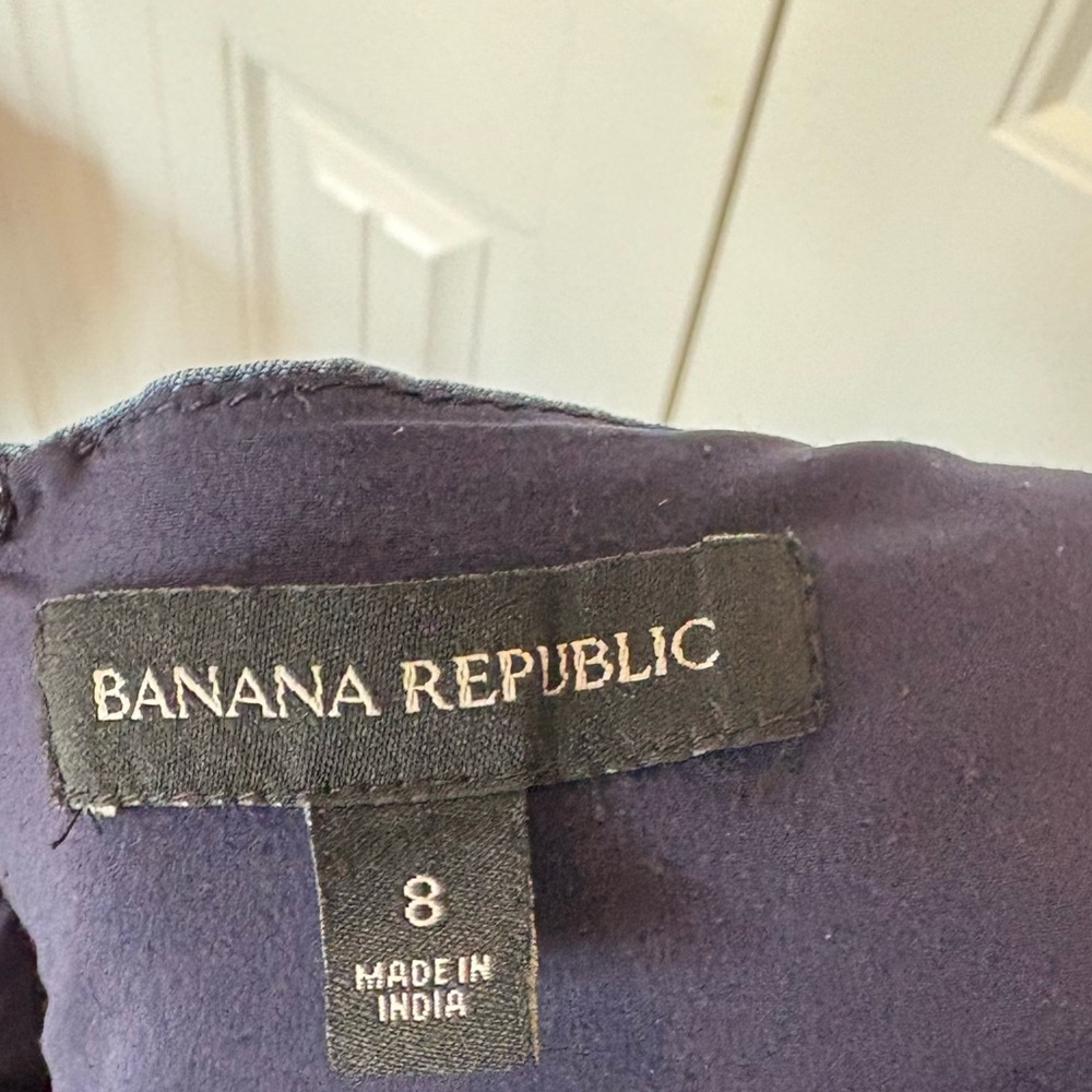 Banana Republic Chambray Dress Size 8 - Picture 8 of 9